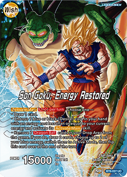 Son Goku, Energy Restored