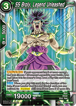 SS Broly, Legend Unleashed