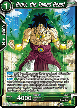 Broly, the Tamed Beast