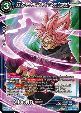 SS Rose Goku Black, Close Combat