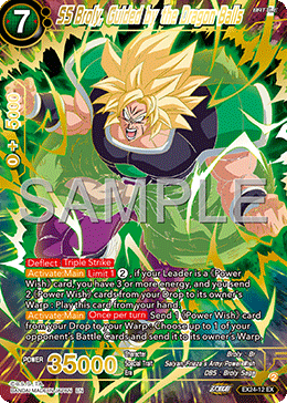 SS Broly, Guided by the Dragon Balls