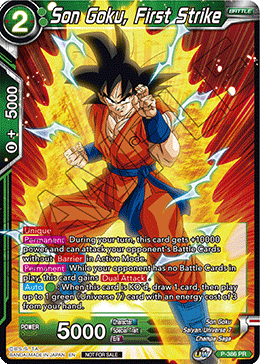Son Goku, First Strike