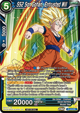 SS2 Son Gohan, Entrusted Will