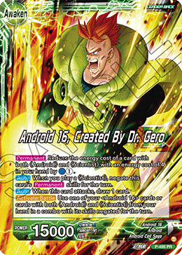 Android 16, Created By Dr. Gero