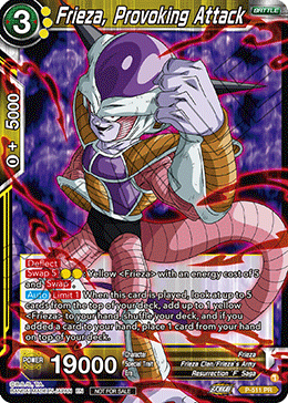 Frieza, Provoking Attack
