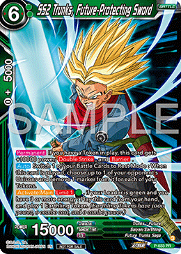 SS2 Trunks, Future-Protecting Sword