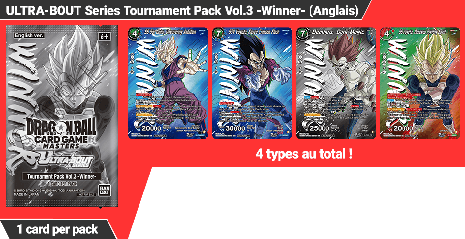 ULTRA-BOUT Series Pack de Tournoi Vol.3 -Winner-