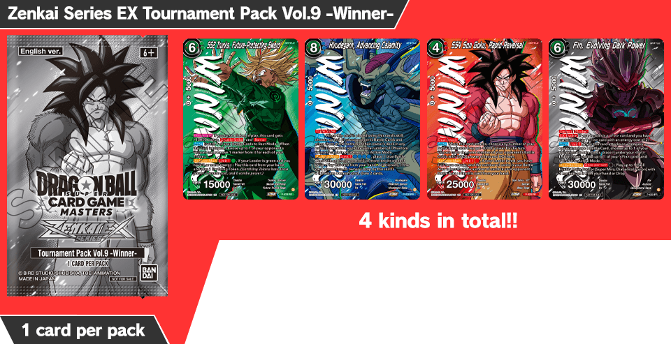 Zenkai Series EX Tournament Pack Vol.9 -Winner-
