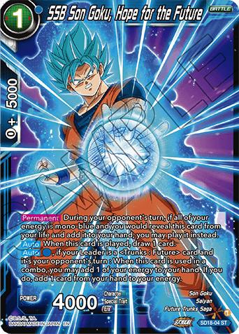 DRAGON BALL SUPER ZENKAI - BLUE FUTURE STARTER DECK