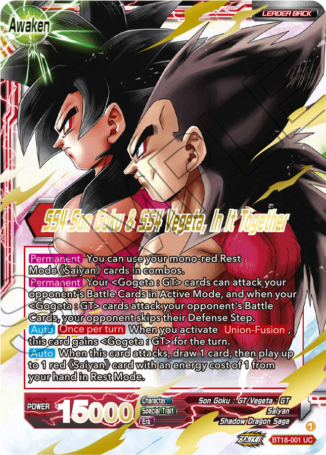 Let's GT it on! SS4 Goku and Pan are here. : r/DBS_CardGame