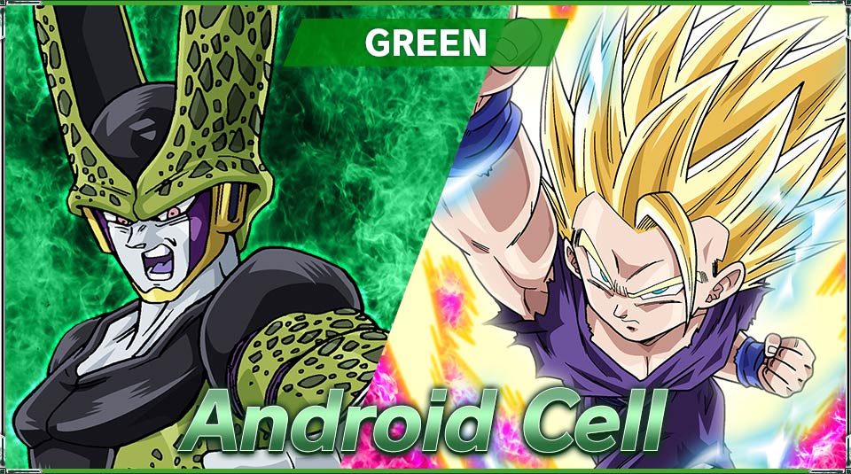 Green Android Cell
